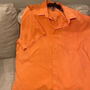 Big and tall short sleeve button down